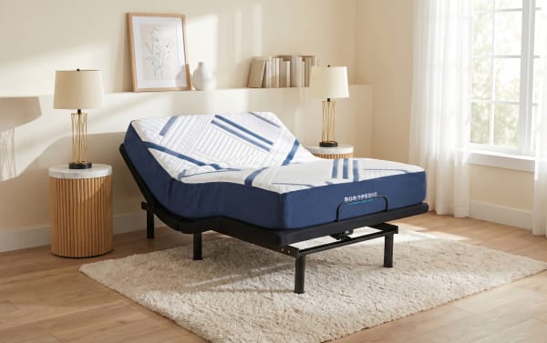 Power Bob Elite Base with Signature Gel 13.5'' Queen Firm Mattress